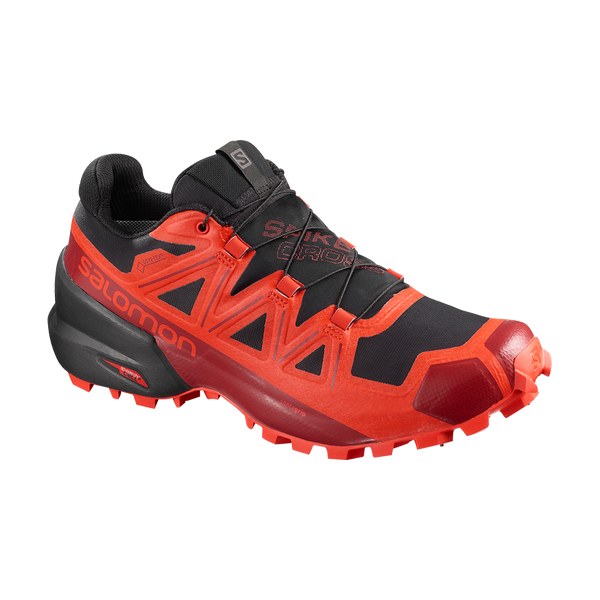 Salomon Unisex Spikecross 5 GTX Black/Racing Red