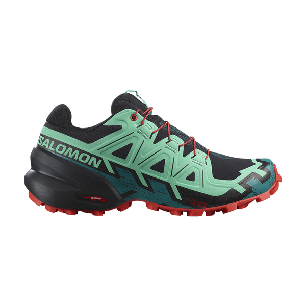 Salomon Women's Speedcross 6 Black/Biscay Green