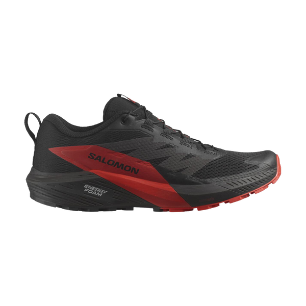 Salomon Men's Sense Ride 5 Black/Fiery Red