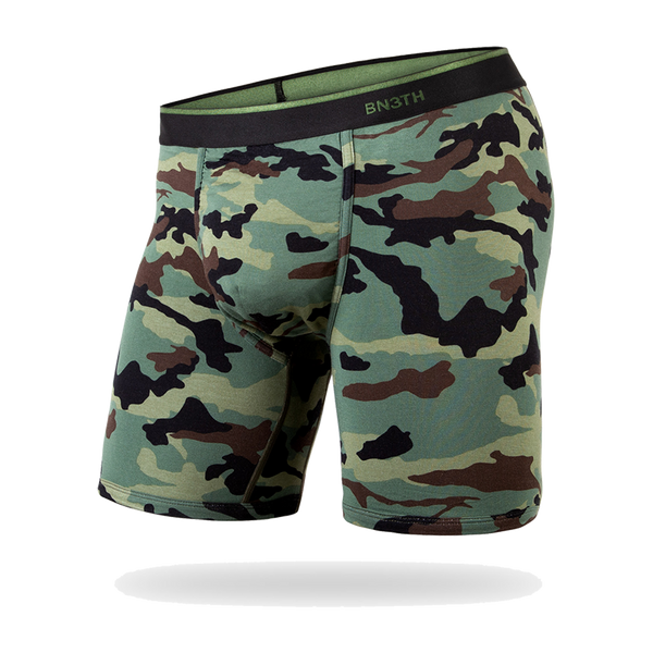 BN3TH Men's Classic Boxer Brief Camo Green