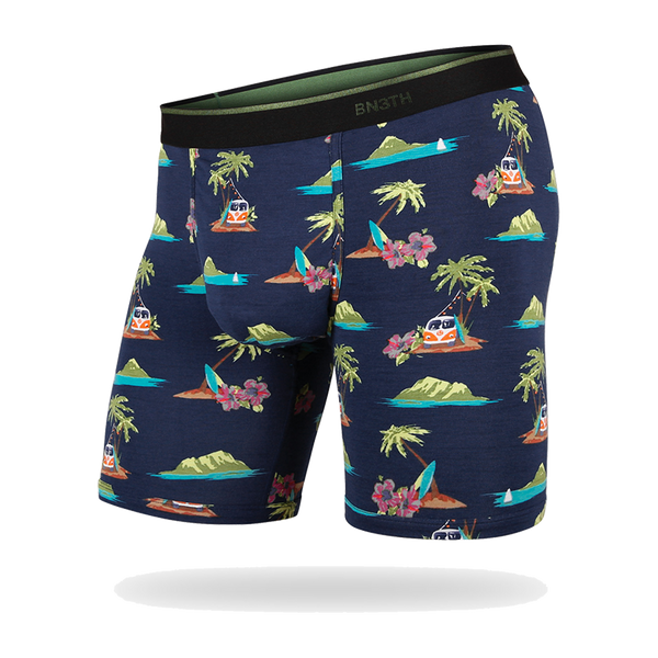 BN3TH Men's Classic Boxer Brief Aloha Navy