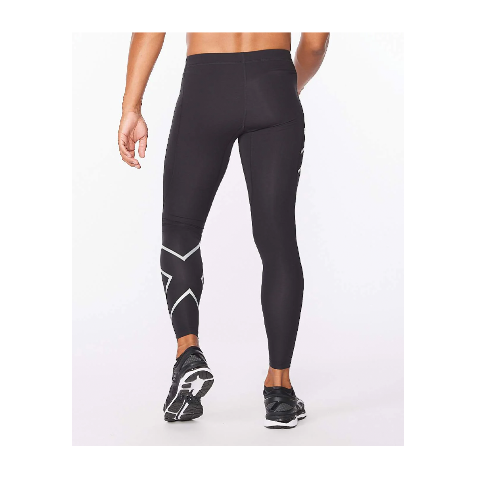 2XU Women's Compression Tights Black Silver - Toby's Sports!