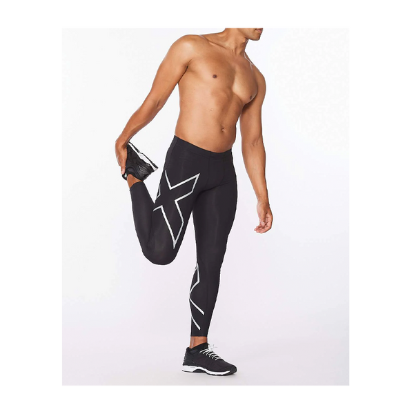 2XU Men's Core Compression Tights Black/Silver