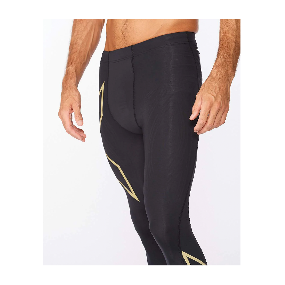 2XU Men's Light Speed Compression Tights Black/Gold Reflective - Play  Stores Inc