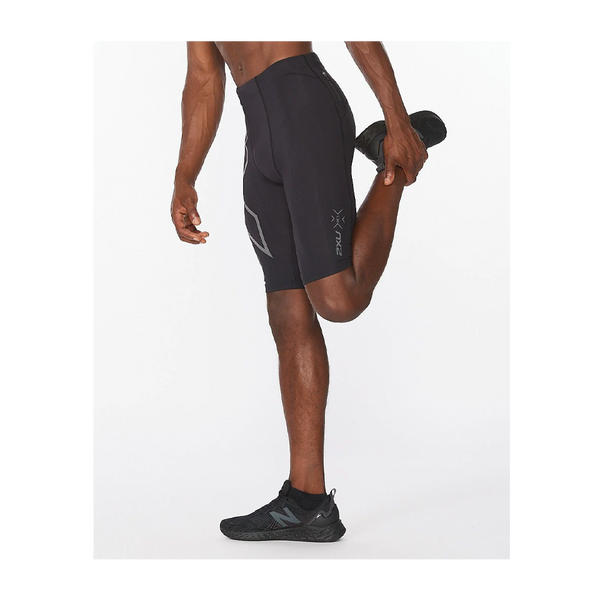 2XU Men's Light Speed Compression Short Black/Black Reflective