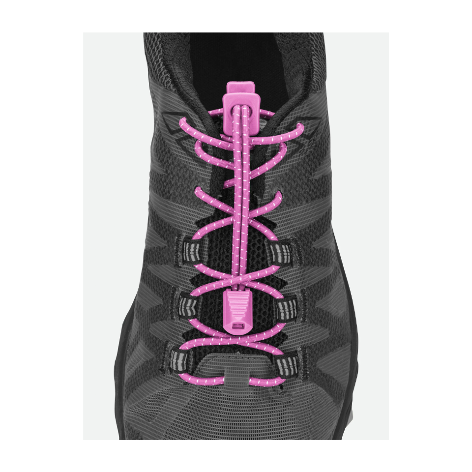 Pink 2025 elastic laces