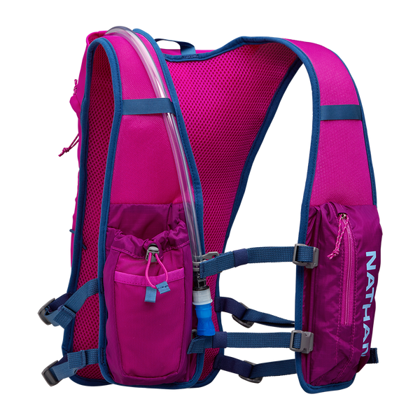 Nathan Quickstart 2.0 6 Liter Hydration Pack Magenta/Periwinkle