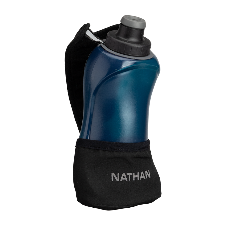 Nathan Quick Squeeze Lite 18 oz Handheld Black/Marine Blue