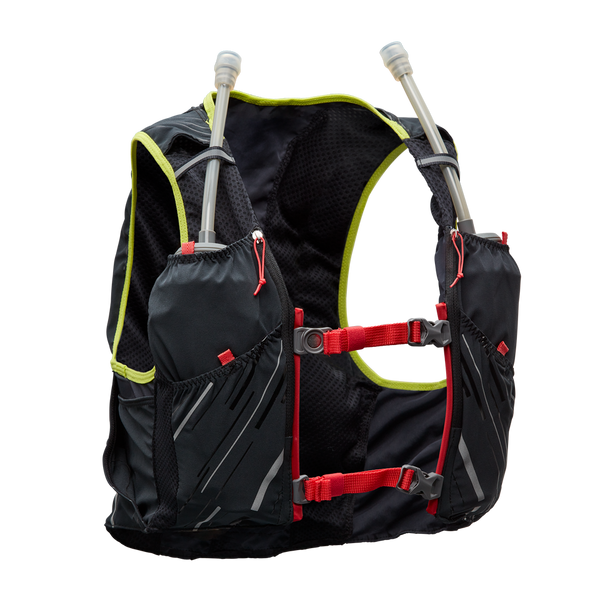 Nathan Women's Pinnacle 4 Liter Hydration Race Vest Black/Hibiscus