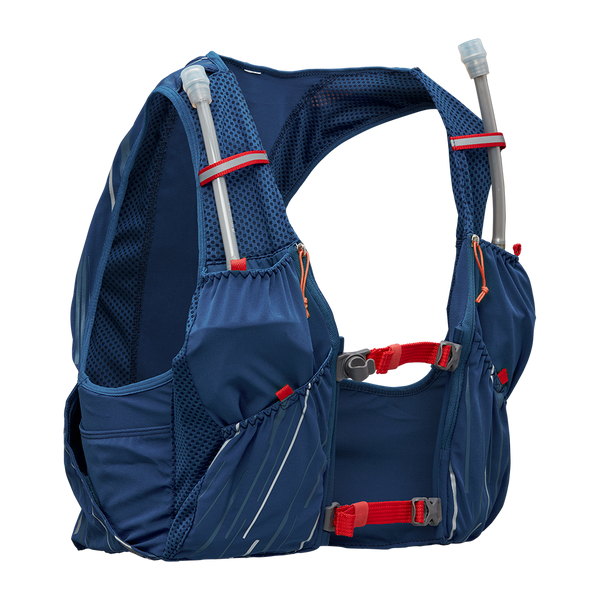 Nathan Pinnacle 4 Liter Hydration Race Vest Estate Blue/Ribbon Red