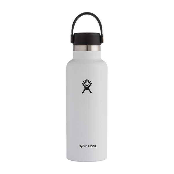 Hydro Flask 18oz Standard Mouth White