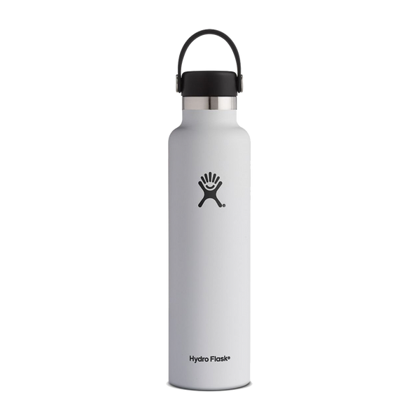 Hydro Flask 24oz Standard Mouth White