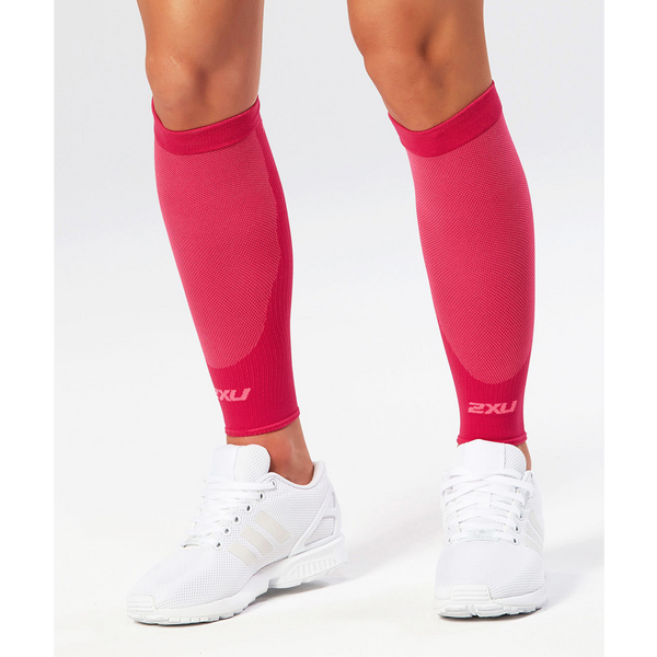 2XU Unisex Compression Performance Run Sleeve Hot Pink