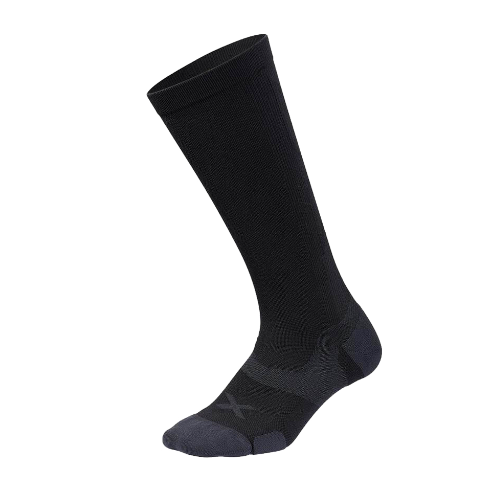 2XU Vectr Cushion Full Length Compression Socks Black/Titanium Main image
