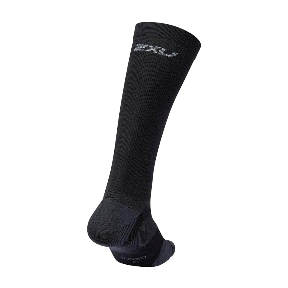2XU Vectr Cushion Full Length Compression Socks Black/Titanium Secondary image