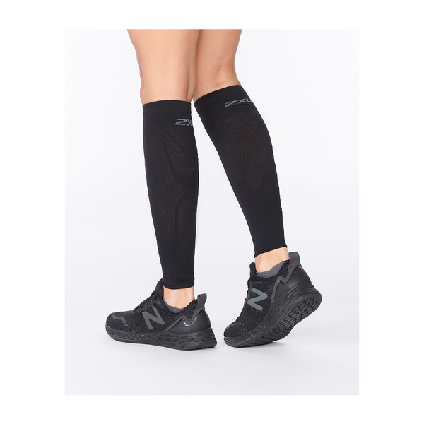 2XU X Compression Calf Sleeves Black/Black