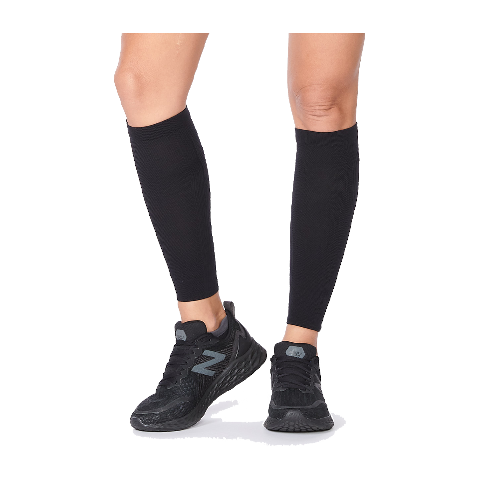 2XU X Compression Calf Sleeves Black/Black - Play Stores Inc