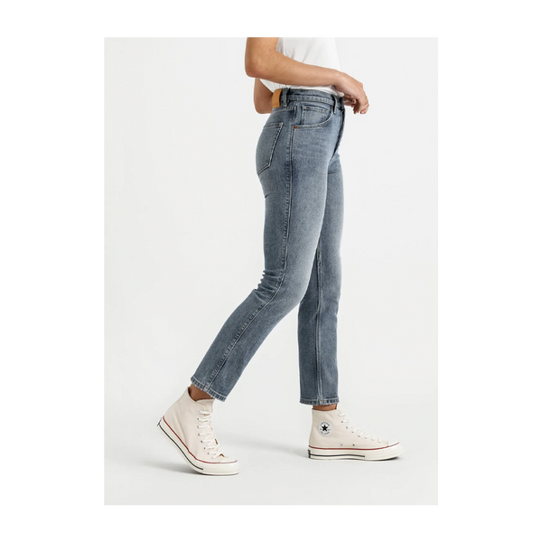 DUER Women's Midweight Performance Denim High Rise Straight Vintage
