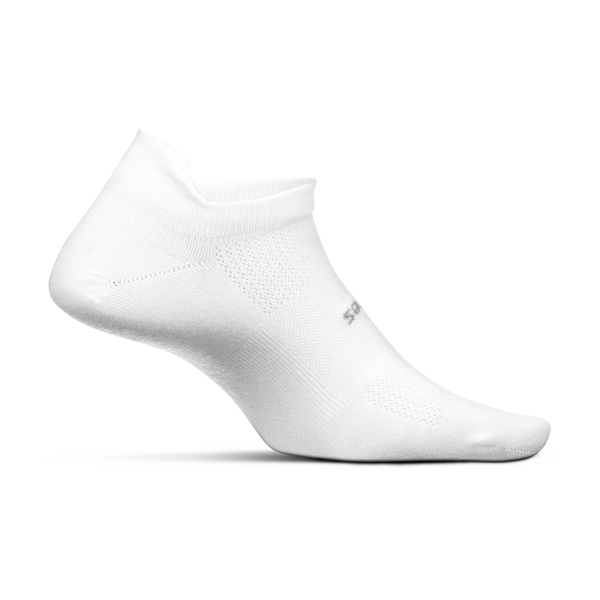 Feetures High Performance Ultra Light No Show Tab White
